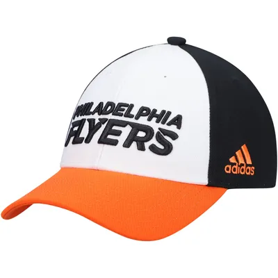 Casquette réglable pour vestiaire des Flyers de Philadelphie adidas blanche pour hommes