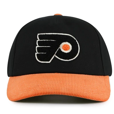 Men's American Needle  Black/Orange Philadelphia Flyers Burnett Adjustable Hat