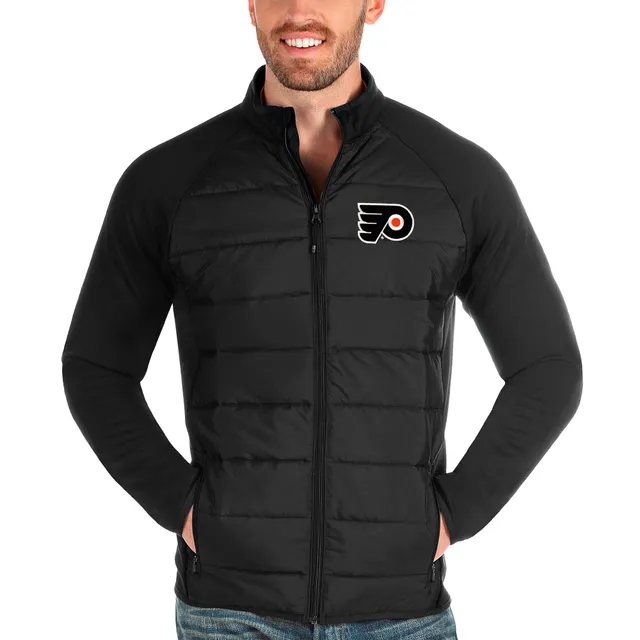 Men's Fanatics Branded Heather Gray Philadelphia Flyers Launch It Quarter-Zip Jacket Size: Medium