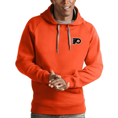 Philadelphia Flyers Antigua Team Victory Pullover Hoodie - Orange