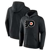 Sweat à capuche noir avec logo principal des Flyers de Philadelphie pour hommes