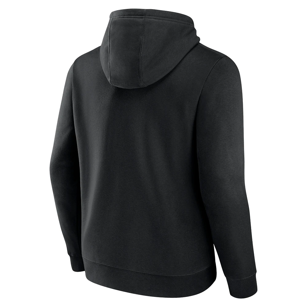 Sweat à capuche noir avec logo principal des Flyers de Philadelphie pour hommes
