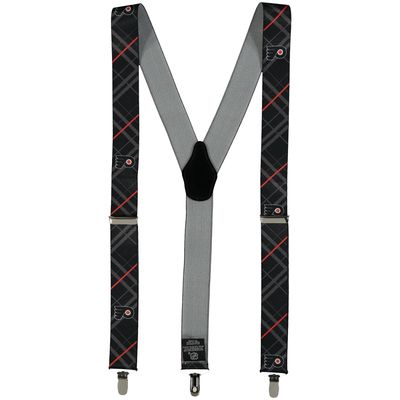 Men's Black Philadelphia Flyers Suspenders