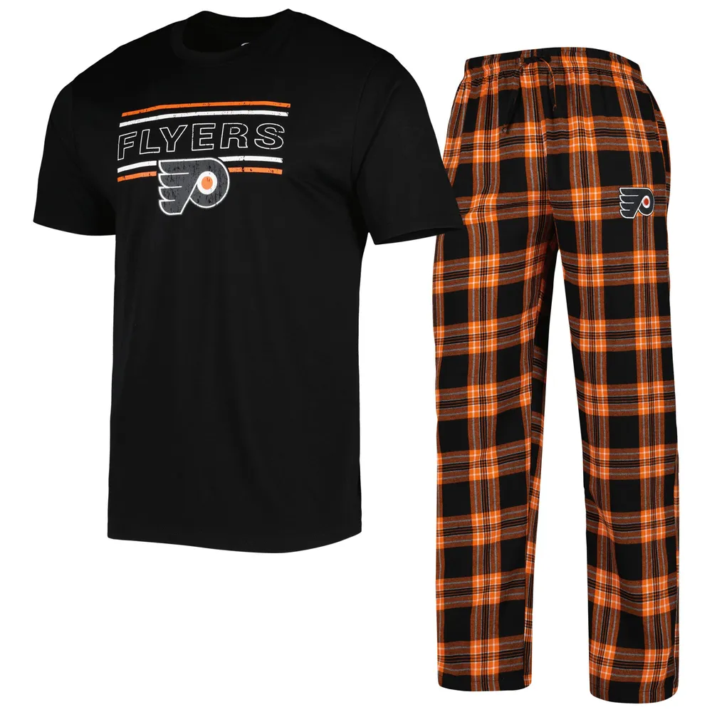 Women's Concepts Sport Black/Orange San Francisco Giants Badge T-Shirt & Pajama Pants Sleep Set Size: Small