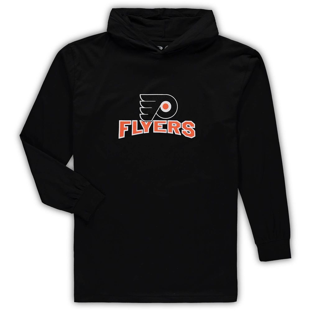 Men's Concepts Sport Black Philadelphia Flyers Big & Tall Pullover Hoodie Joggers Sleep Set