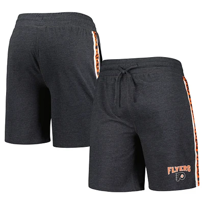 Concepts Sport Charcoal Philadelphia Flyers Team Stripe Short pour homme