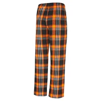 Pantalon de nuit en flanelle pour homme Concepts Sport Orange/Noir Philadelphia Flyers Region