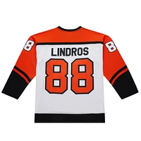 Maillot de jeu puissance blanc Eric Lindros pour homme des Flyers Philadelphie 1996-97