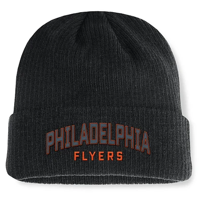 Bonnet à revers Andee des Flyers de Philadelphie Fanatics pour hommes, noir