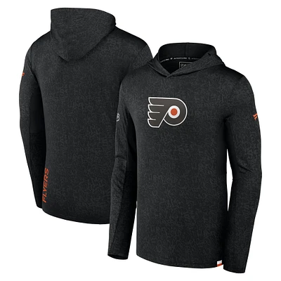 Men's Fanatics  Black Philadelphia Flyers Authentic Pro Lightweight Pullover Hoodie