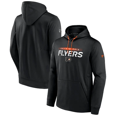 Fanatics pour hommes noirs Philadelphia Flyers Authentic Pro Performance - Chandail à capuchon