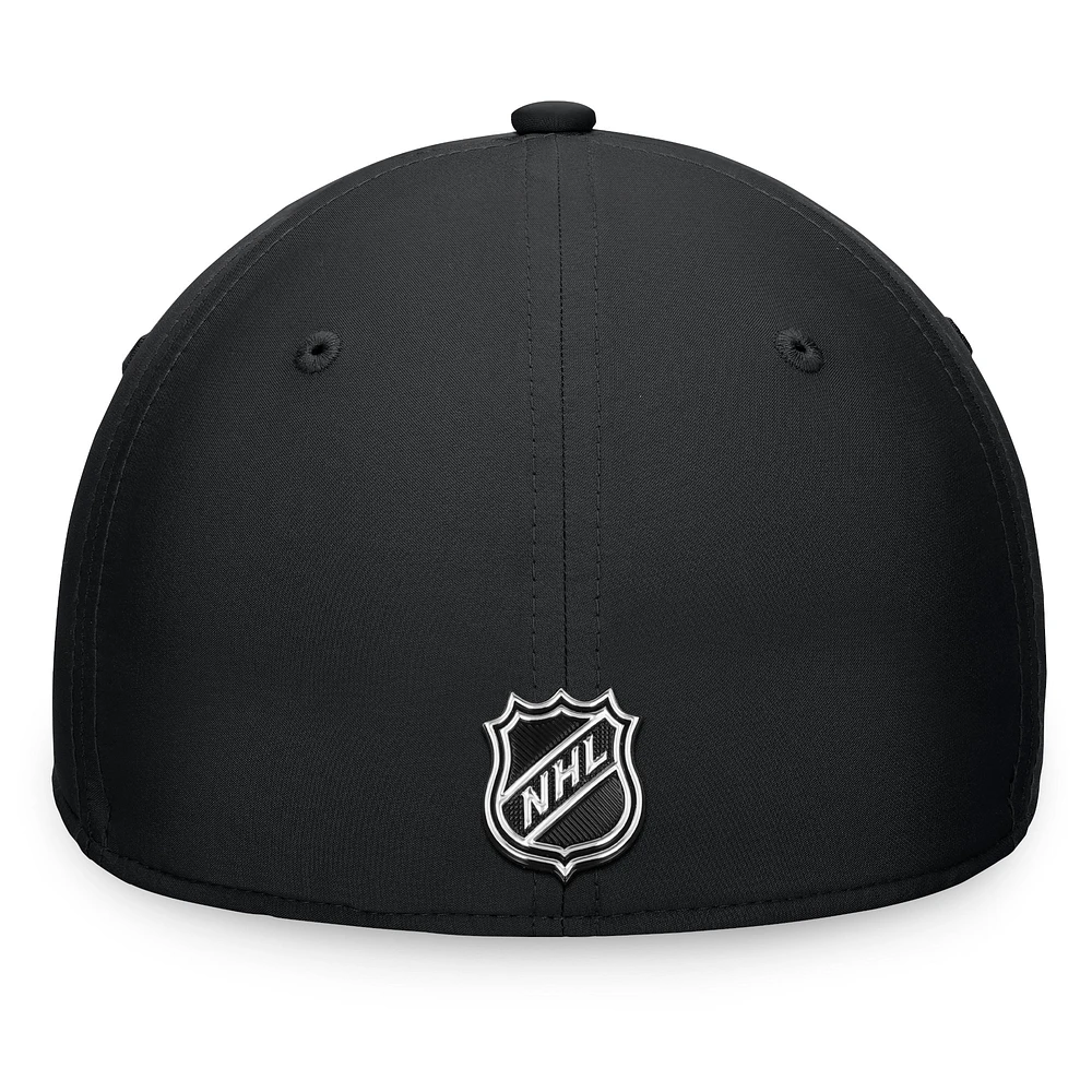 Casquette flexible noire authentique pour le camp d'entraînement professionnel des Flyers de Philadelphie Fanatics hommes