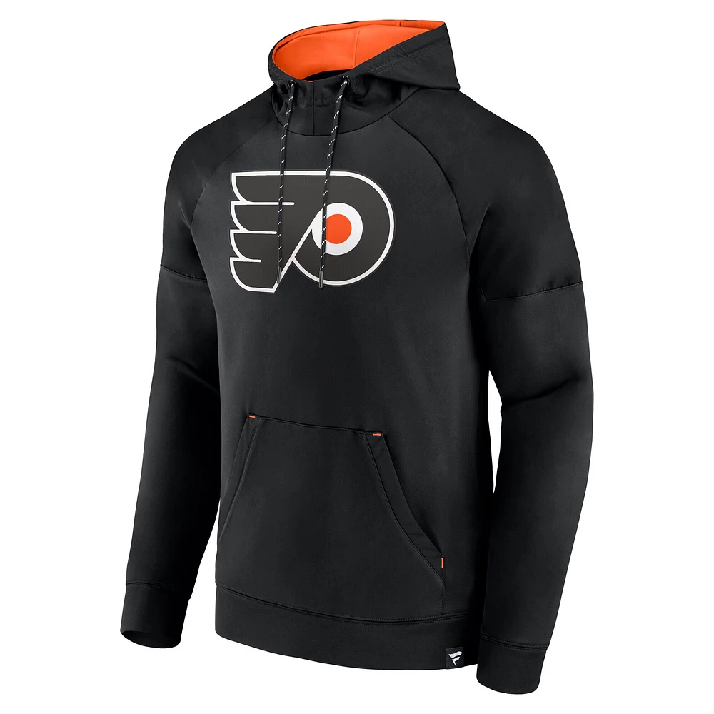 Sweat à capuche noir emblématique des Philadelphia Flyers Fanatics pour hommes
