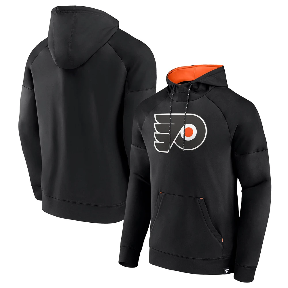 Sweat à capuche noir emblématique des Philadelphia Flyers Fanatics pour hommes