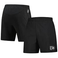 Short d'entraînement technique noir Fanatics pour homme des Flyers de Philadelphie