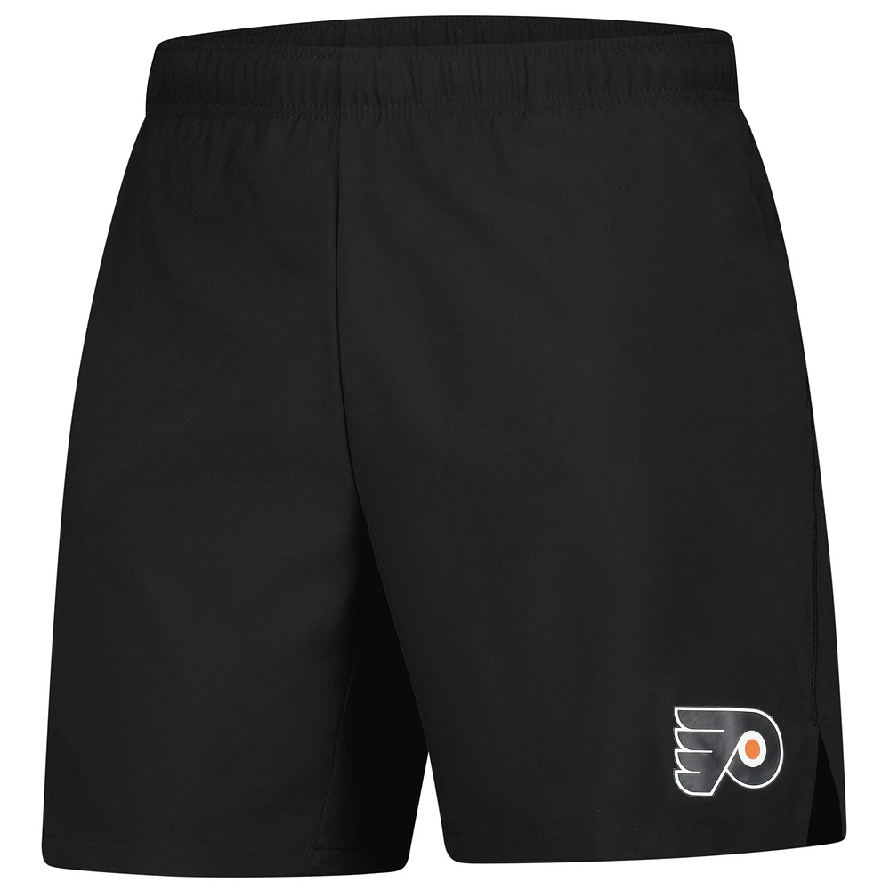 Short d'entraînement technique noir Fanatics pour homme des Flyers de Philadelphie