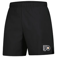 Short d'entraînement technique noir Fanatics pour homme des Flyers de Philadelphie