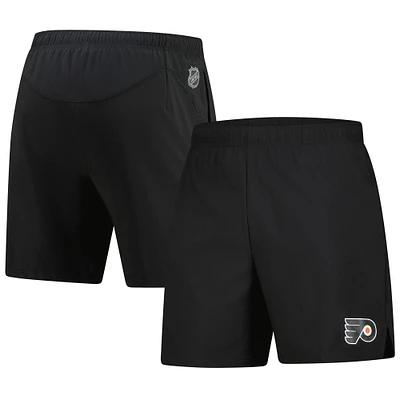 Short d'entraînement technique noir Fanatics pour homme des Flyers de Philadelphie