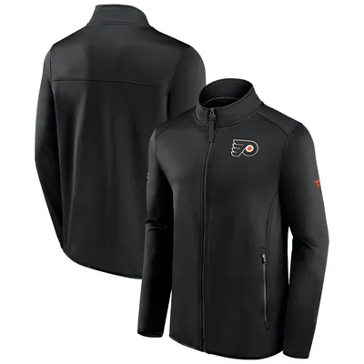 Philadelphia Flyers Fanatics Branded Authentic Pro Rink Fleece Full-Zip Jacket - Black