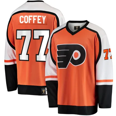 Men's Fanatics Branded Carter Hart Orange/Black Philadelphia Flyers Player  Lace-Up V-Neck Pullover Hoodie