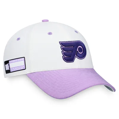 Men's St. Louis Blues adidas White/Purple Hockey Fights Cancer