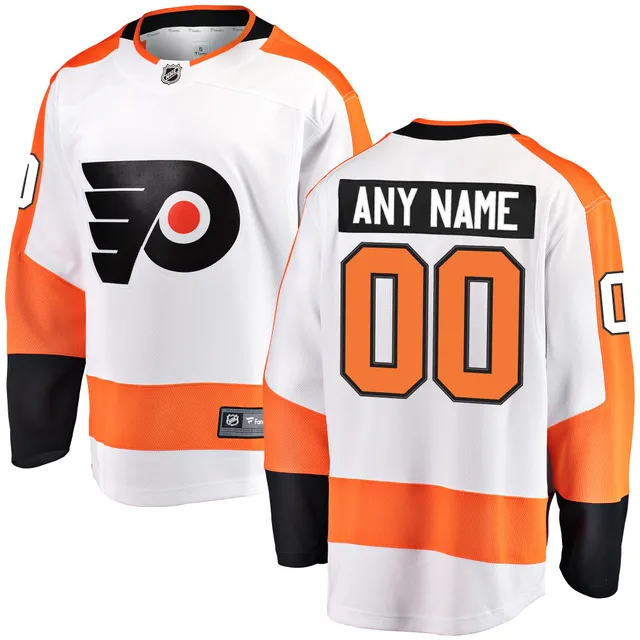 Men's Fanatics Branded Orange Philadelphia Flyers Premier Breakaway  Heritage Blank Jersey