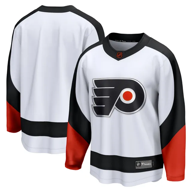 Men's Fanatics Branded Morgan Frost Orange Philadelphia Flyers Home Breakaway Jersey Size: Extra Small