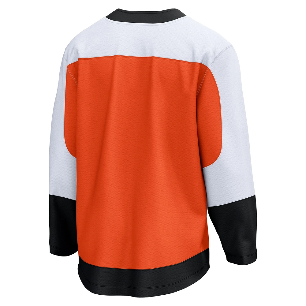 maillot Fanatics Burnt Orange des Flyers de Philadelphie pour hommes, Breakaway Home Premier