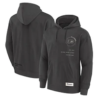 Sweat à capuche Future Ground Info pour homme Fanatics Charcoal Philadelphia Flyers