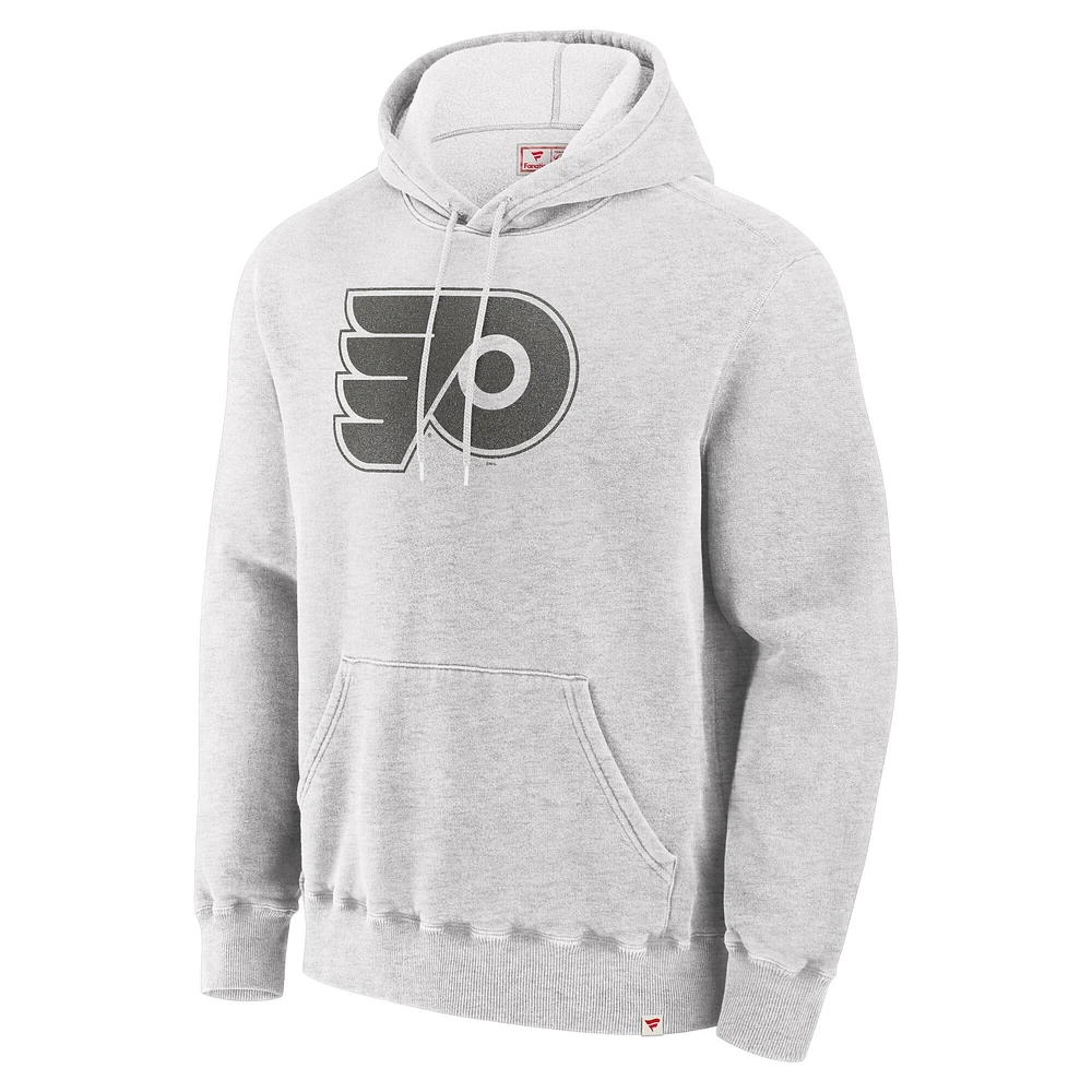 Sweat à capuche enfiler Fanatics Cream Philadelphia Flyers pour hommes fabriqué au Canada