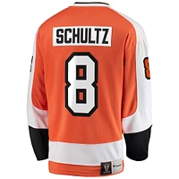 Men's Fanatics Dave Schultz Orange Philadelphia Flyers Premier Breakaway Retired Player Jersey