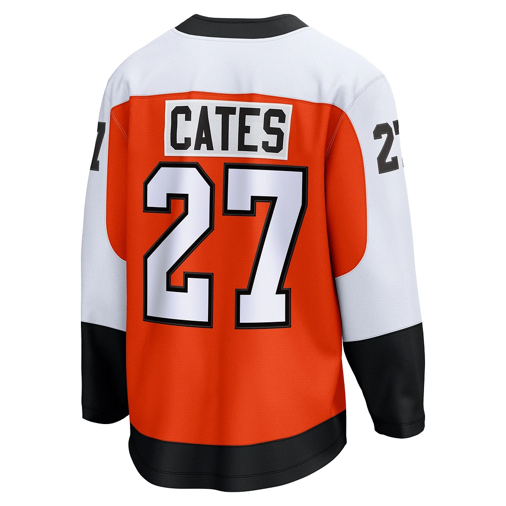 Maillot orange Fanatics Noah Cates des Flyers de Philadelphie pour hommes