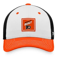 Men's Fanatics Orange/White Philadelphia Flyers Block Party Snapback Hat