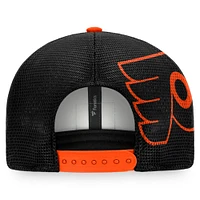 Men's Fanatics Orange/White Philadelphia Flyers Block Party Snapback Hat