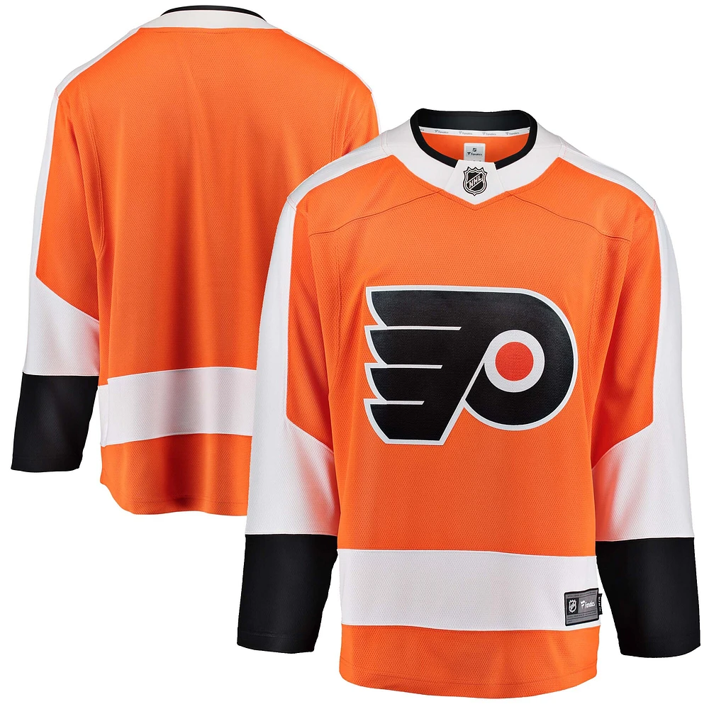 Fanatiques pour hommes de marque Orange Philadelphia Flyers Breakaway - Maillot vierge