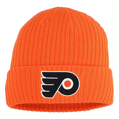 Men's Fanatics  Orange Philadelphia Flyers Logo Cuffed Knit Hat