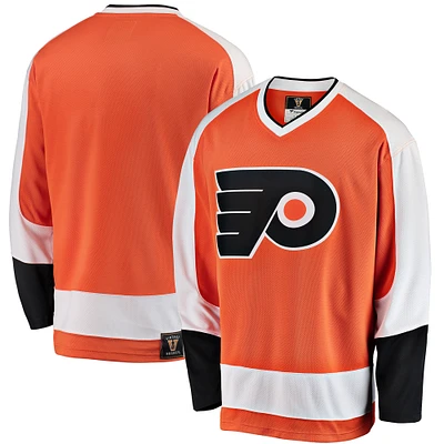 Maillot vierge orange fanatiques des Flyers de Philadelphie Premier Breakaway Heritage pour hommes