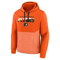 Sweat à capuche orange fanatiques pour hommes des Flyers de Philadelphie Slash Attack