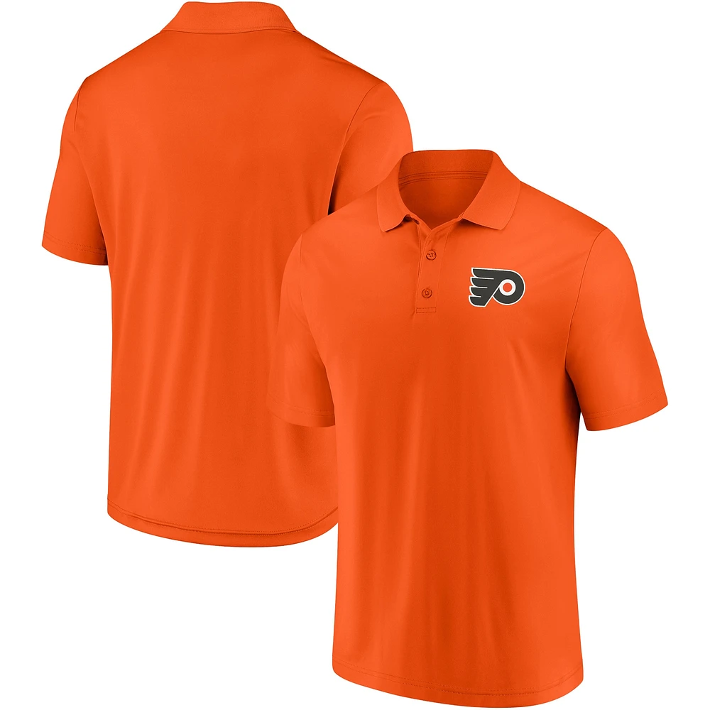 Men's Fanatics Orange Philadelphia Flyers Winning Streak Polo