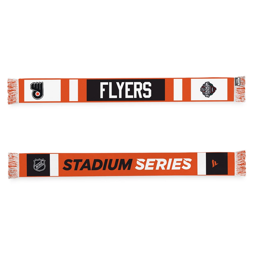 Écharpe d'équipe Fanatics Philadelphia Flyers 2024 NHL Stadium Series pour hommes