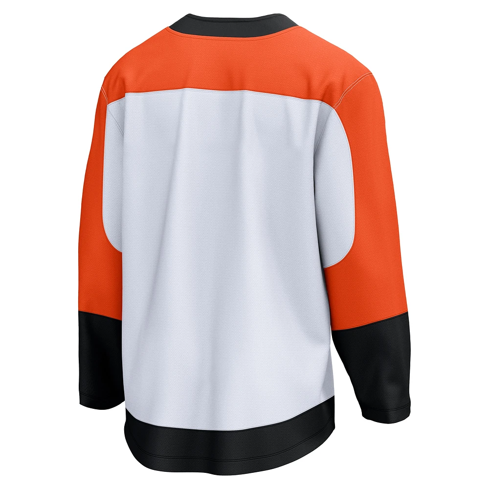 Maillot Fanatics blanc Philadelphia Flyers extérieur Premier Breakaway pour hommes