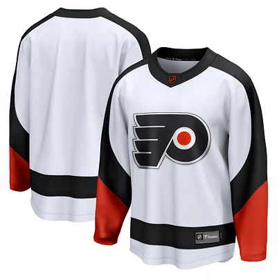 Maillot vierge blanc Breakaway Fanatics des Flyers de Philadelphie édition spéciale 2.0 pour hommes