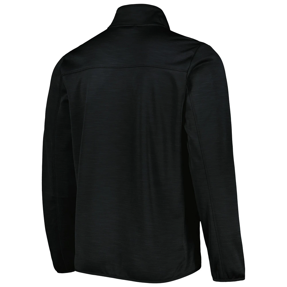 Veste de transition entièrement zippée G-III Sports by Carl Banks pour hommes, noire