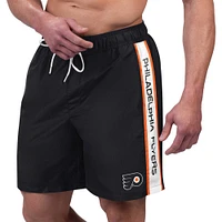 Maillot de bain orange G-III Sports by Carl Banks pour hommes des Flyers Philadelphie Streamline Volley