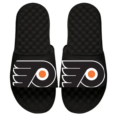 Philadelphia Flyers ISlide Blown Up Logo Slide Sandals - Black