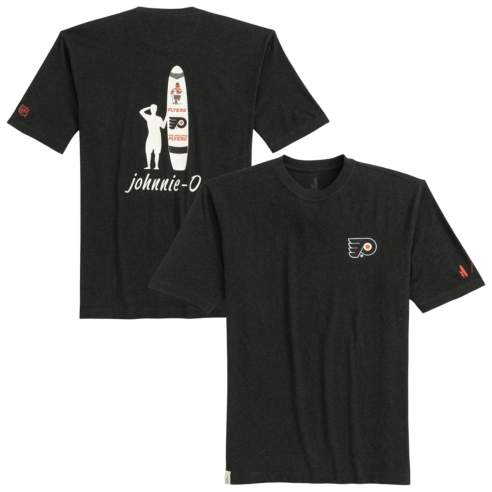 Men's johnnie-O Charcoal Philadelphia Flyers Heathered Spencer T-Shirt