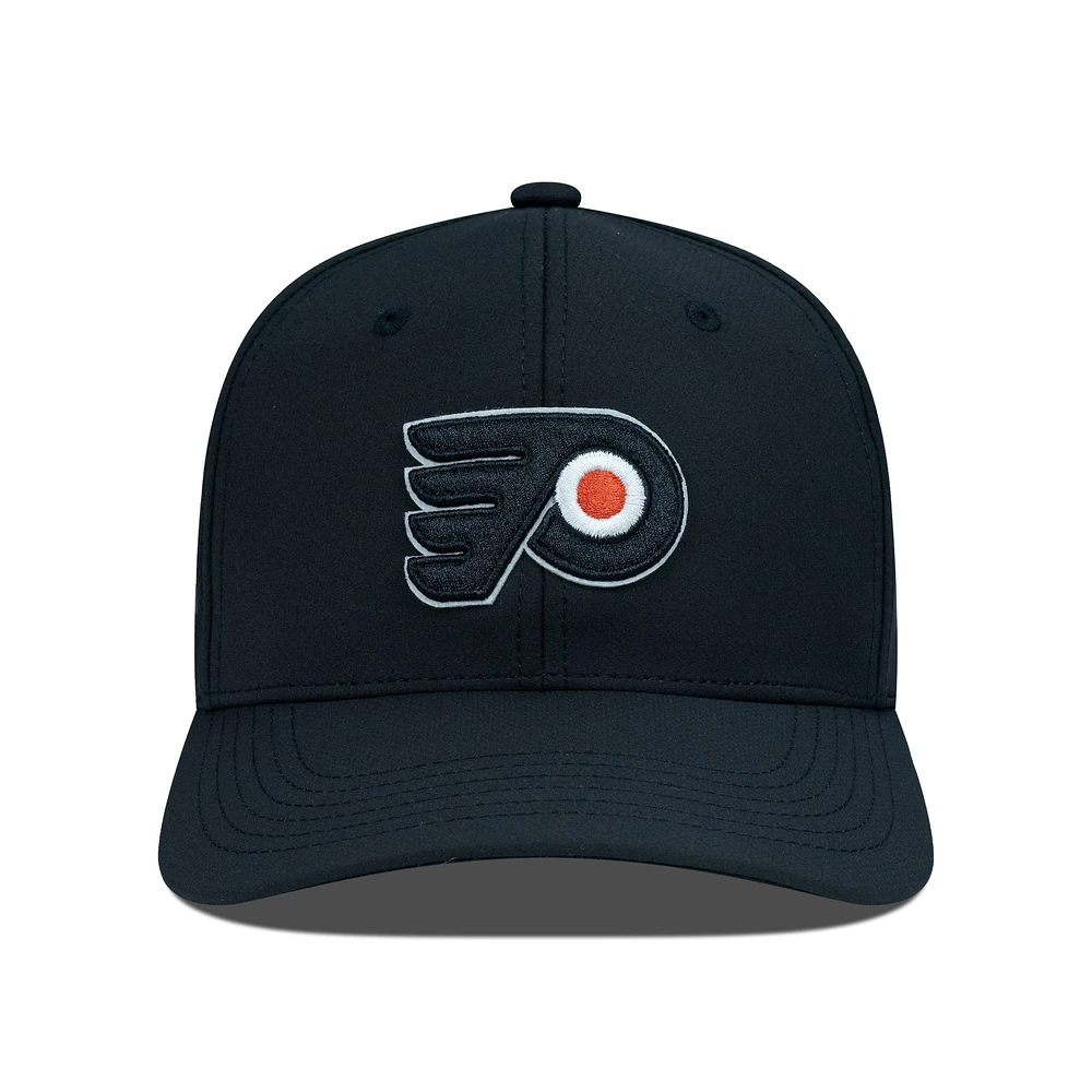 Men's Levelwear Black Philadelphia Flyers  Rise Flex Hat