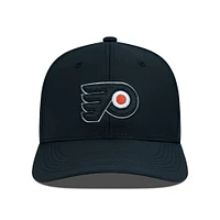 Men's Levelwear Black Philadelphia Flyers  Rise Flex Hat
