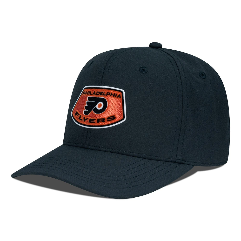 Men's Levelwear Black Philadelphia Flyers Rise Skylight Flex Hat