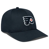 Casquette ajustable structurée Zephyr Insignia Core noire des Flyers de Philadelphie pour hommes Levelwear